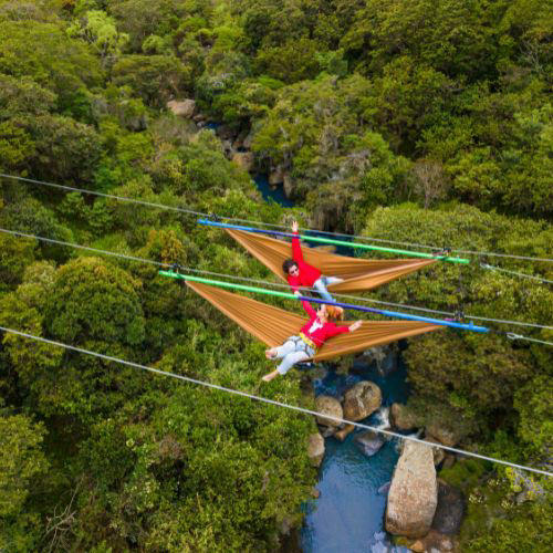 Hamacas en el cielo